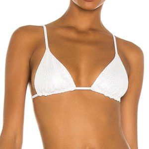 L space Brittany triangle bikini top gator
